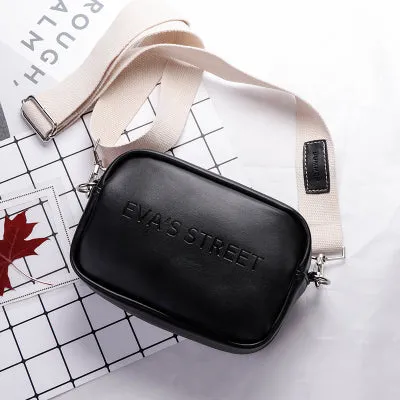 Aliwood Brand Designer Leather Women bag Ladies Shoulder Messenger Bags Handbag Letter Flap Simple Fashion Females Crossbody Bag Fashion Nova Bags