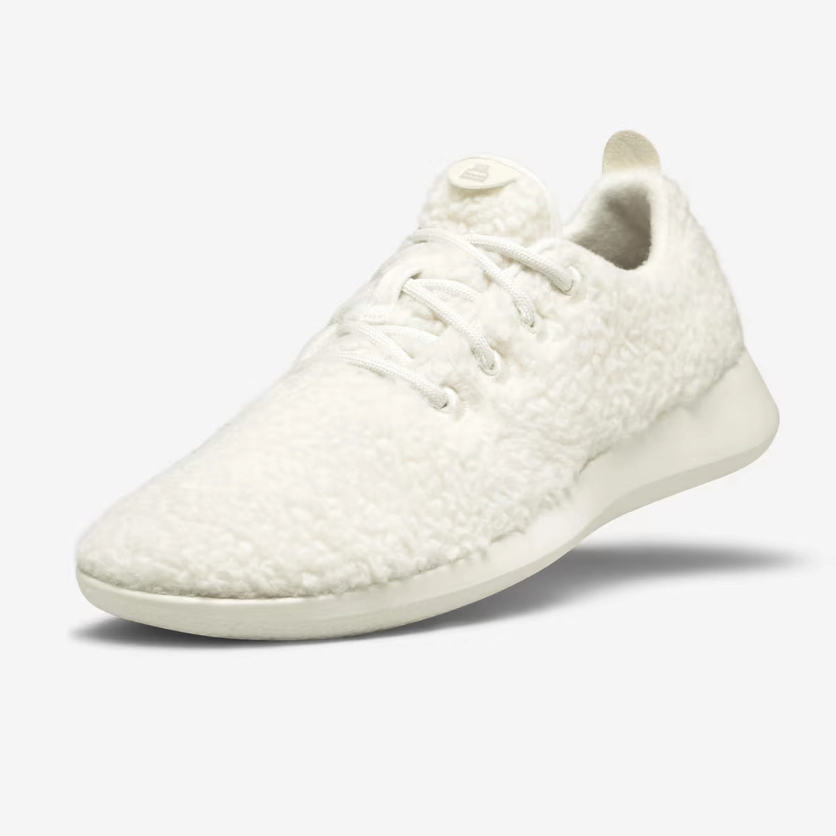 Allbirds -  Wool Runners Fluffs - LIMITED EDITION: Natural White (White Sole) sleek everyday shoe design