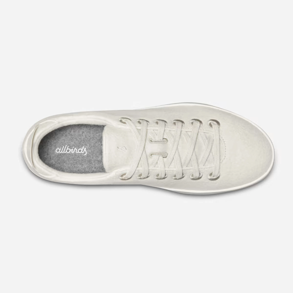 Allbirds Wool Pipers -LIMITED EDITION- Natural White (White Sole) sleek everyday shoe design