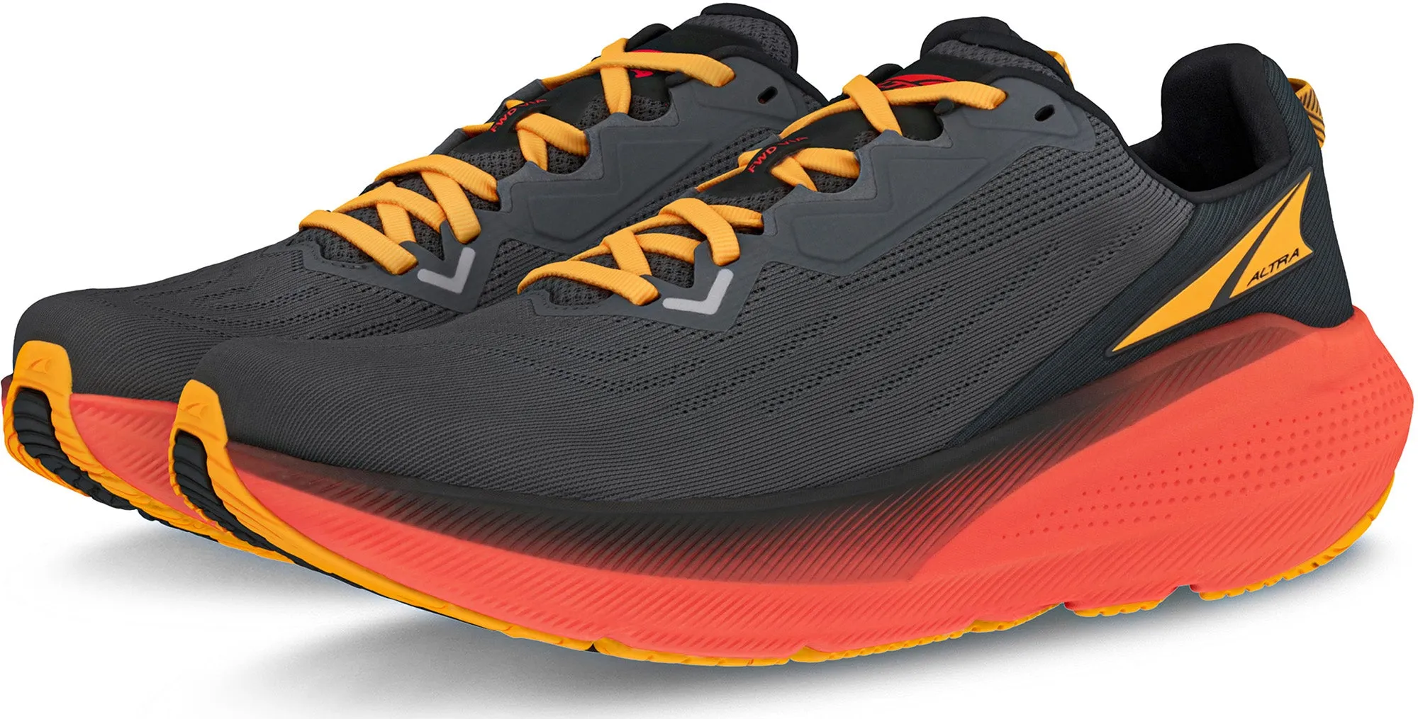 Altra FWD VIA Mens Running Shoes - Black Zero Drop Runners