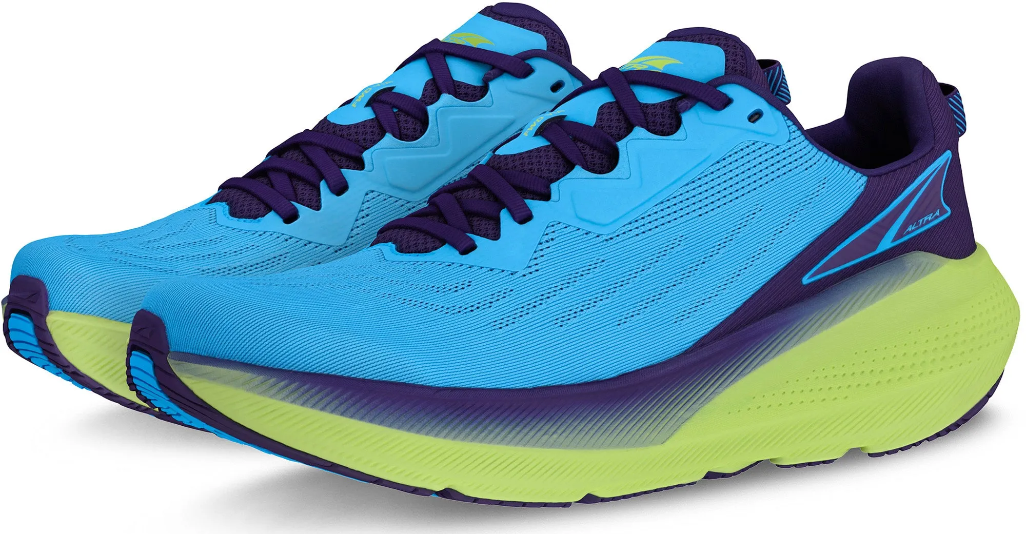 Altra FWD VIA Mens Running Shoes - Blue Zero Drop Runners