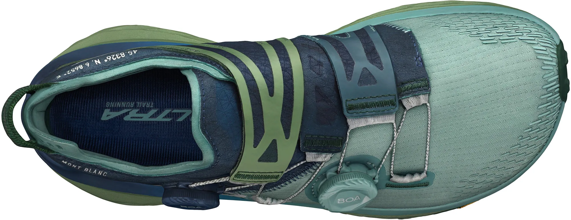 Altra Mont Blanc BOA Mens Trail Running Shoes - Blue Zero Drop Runners