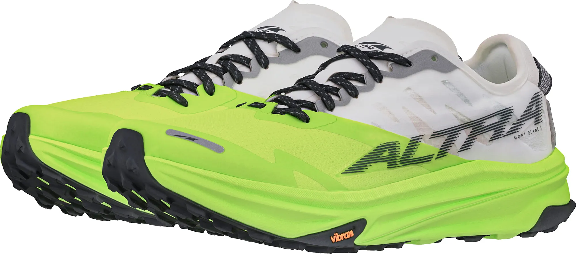 Altra Mont Blanc Carbon Mens Trail Running Shoes - White Zero Drop Runners