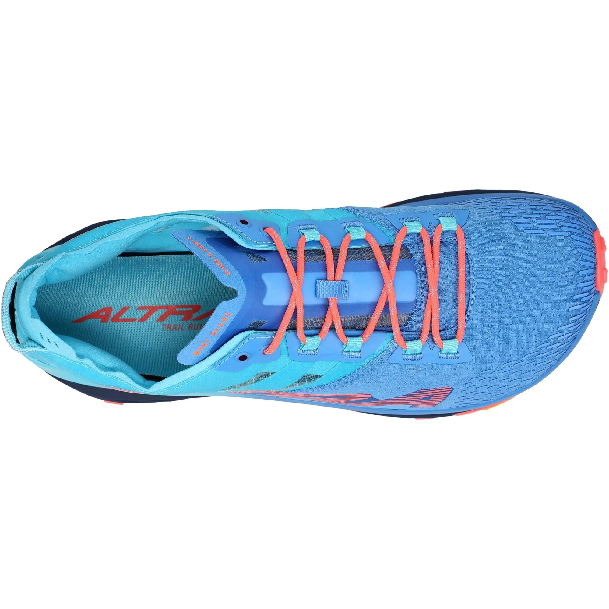 Altra Mont Blanc Mens Trail Running Shoes - Blue Zero Drop Runners