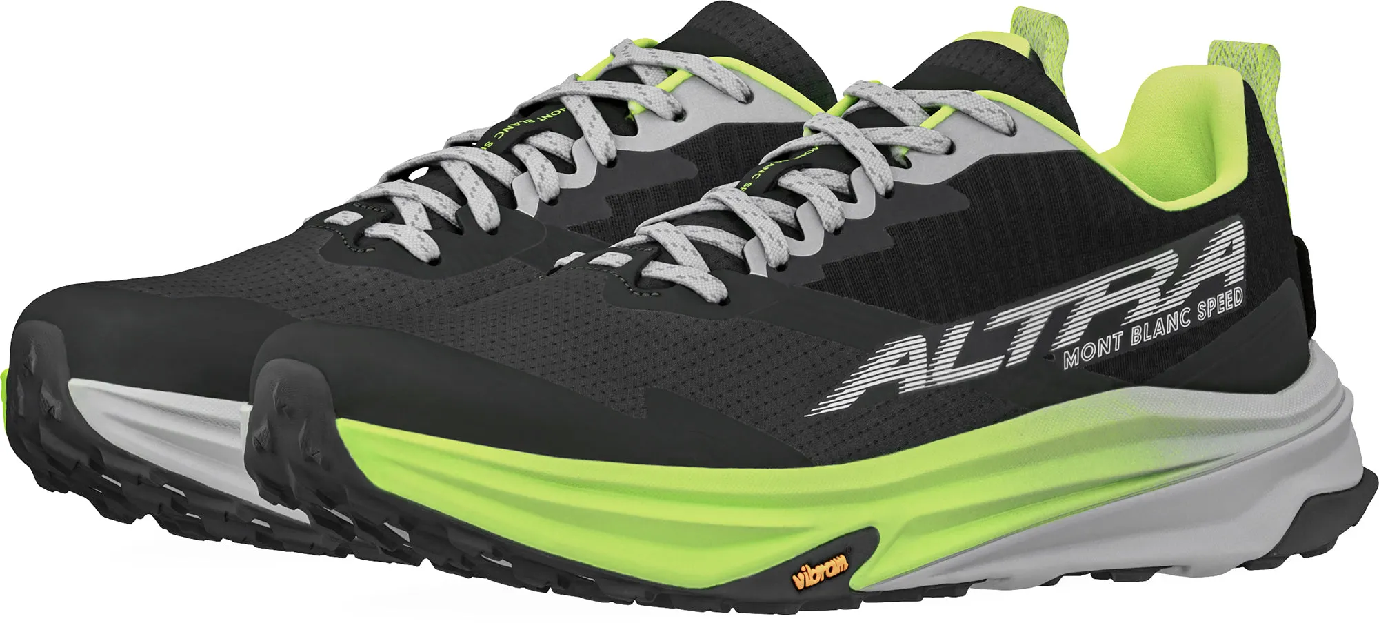 Altra Mont Blanc Speed Mens Trail Running Shoes - Black Zero Drop Runners