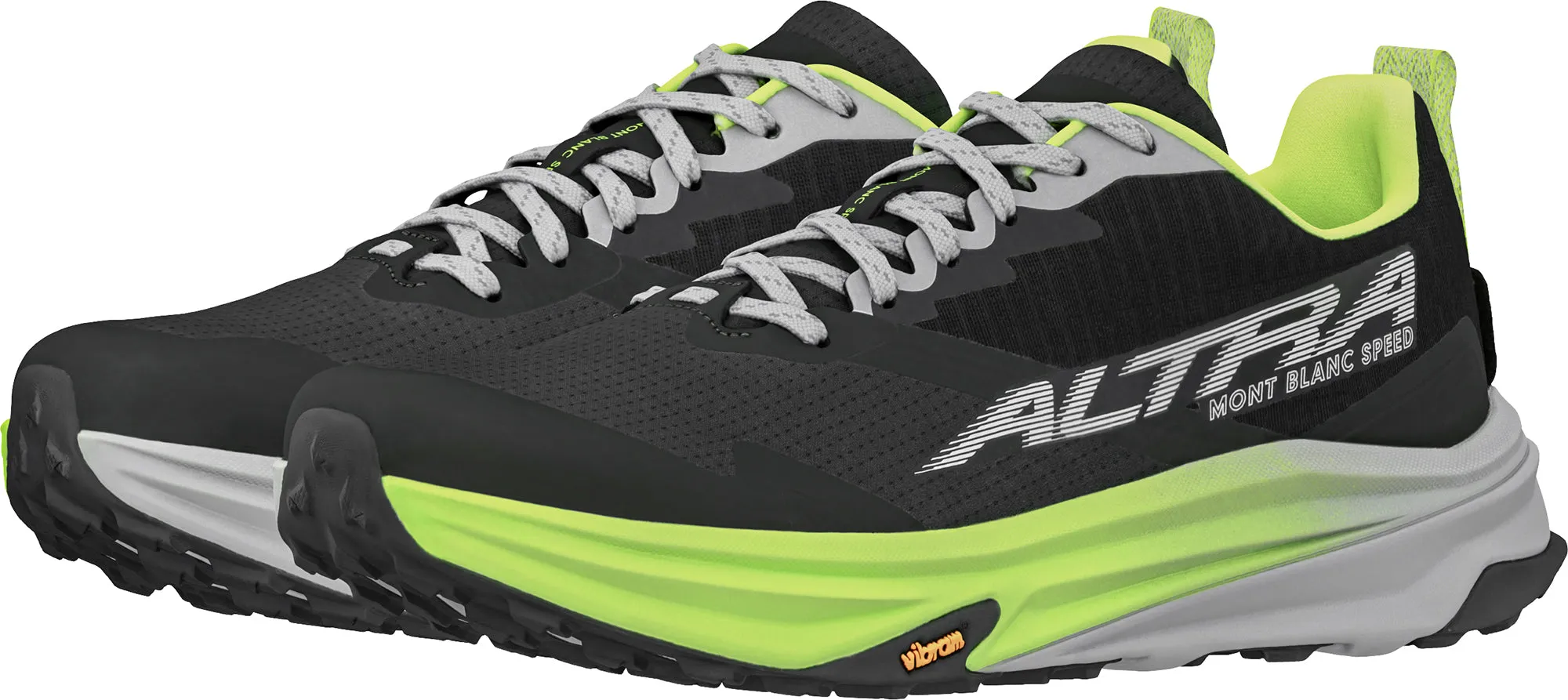 Altra Mont Blanc Speed Womens Running Shoes - Black Zero Drop Runners