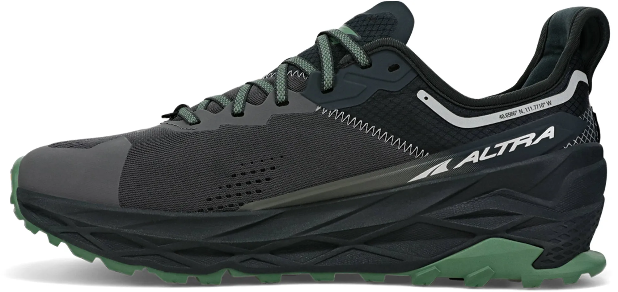 Altra Olympus 5 Mens Trail Running Shoes - Black Zero Drop Runners