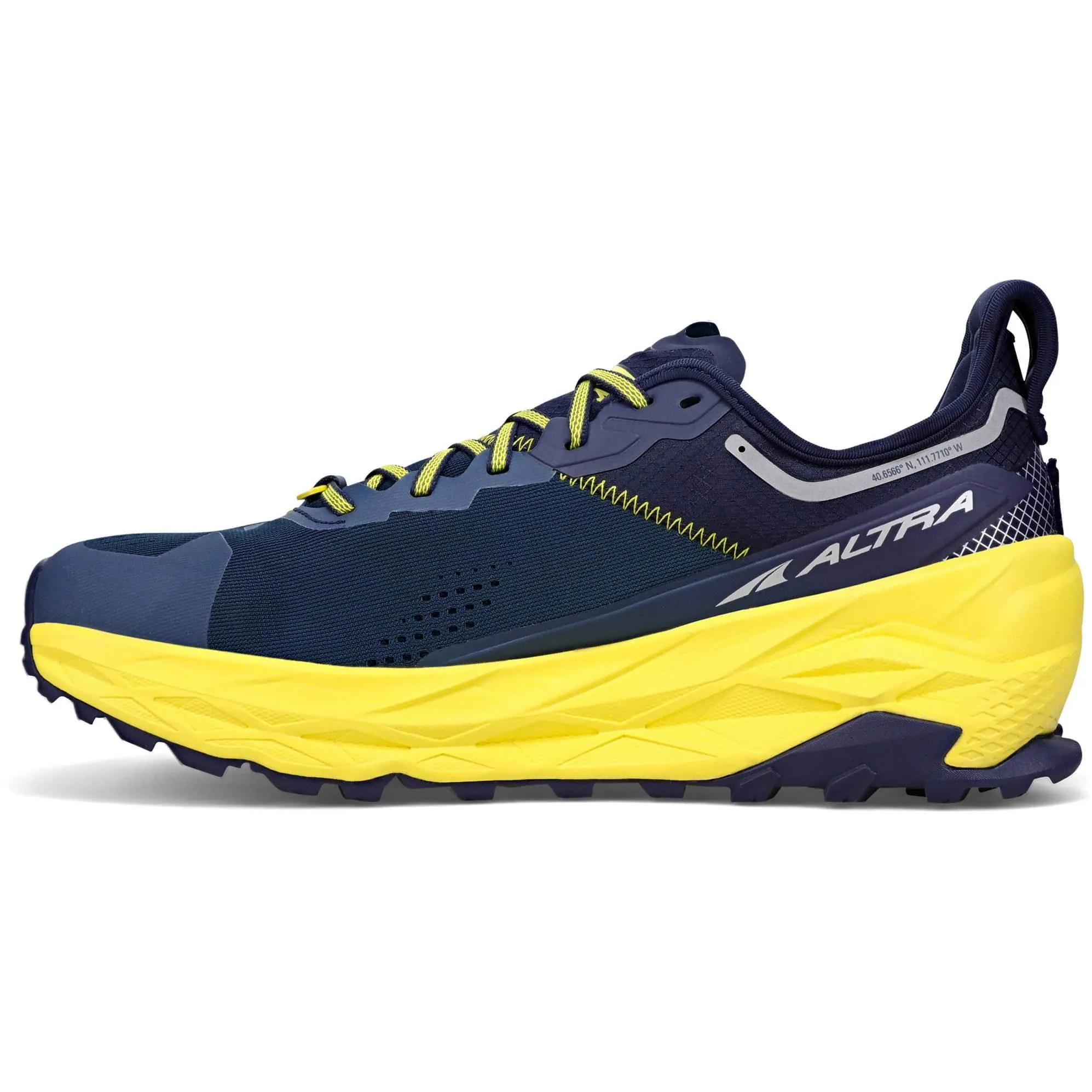 Altra Olympus 5 Mens Trail Running Shoes - Navy Zero Drop Runners