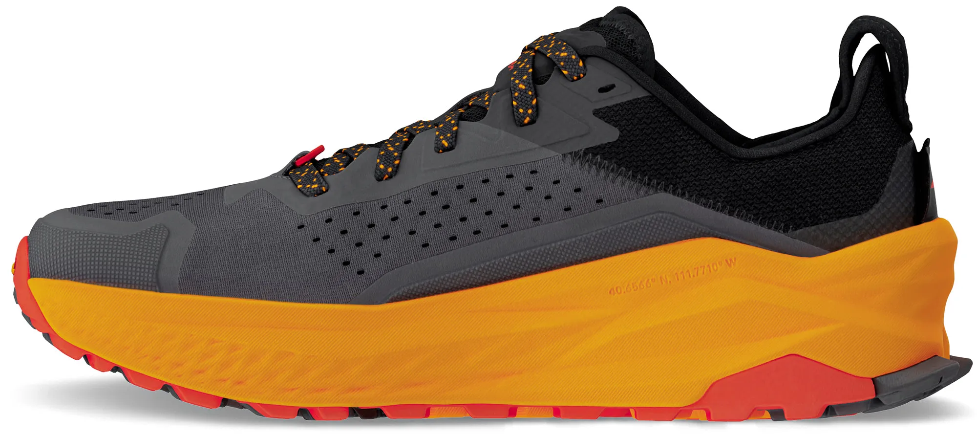 Altra Olympus 6 Mens Trail Running Shoes - Black Zero Drop Runners
