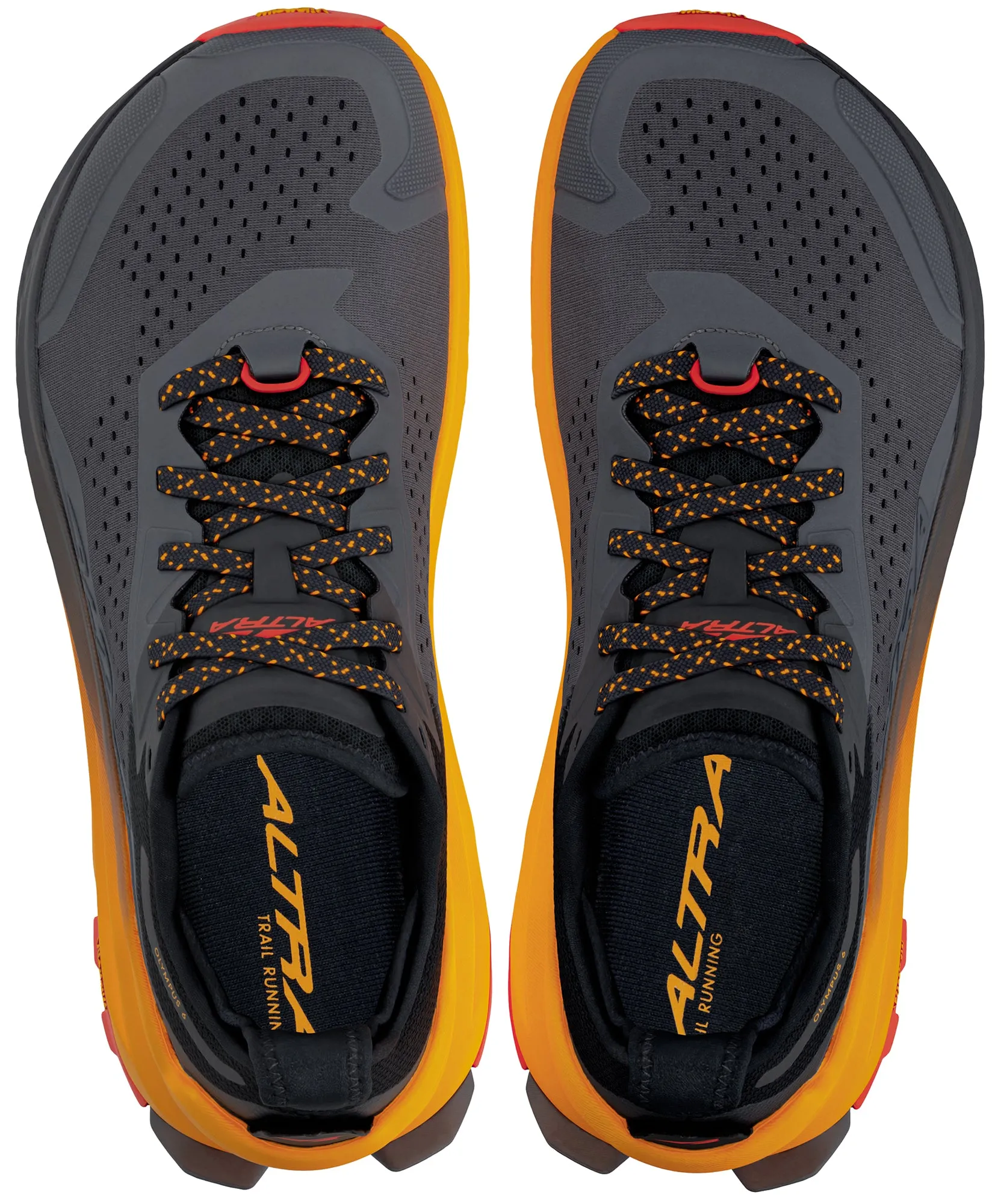 Altra Olympus 6 Mens Trail Running Shoes - Black Zero Drop Runners