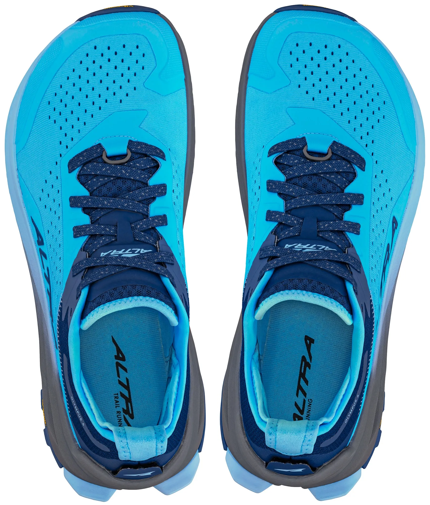 Altra Olympus 6 Mens Trail Running Shoes - Blue Zero Drop Runners