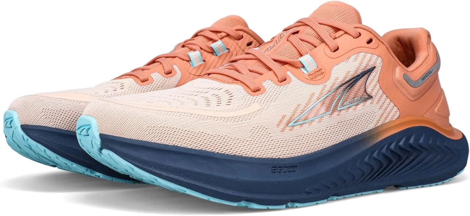 Altra Paradigm 7 Womens Running Shoes - Orange Zero Drop Runners