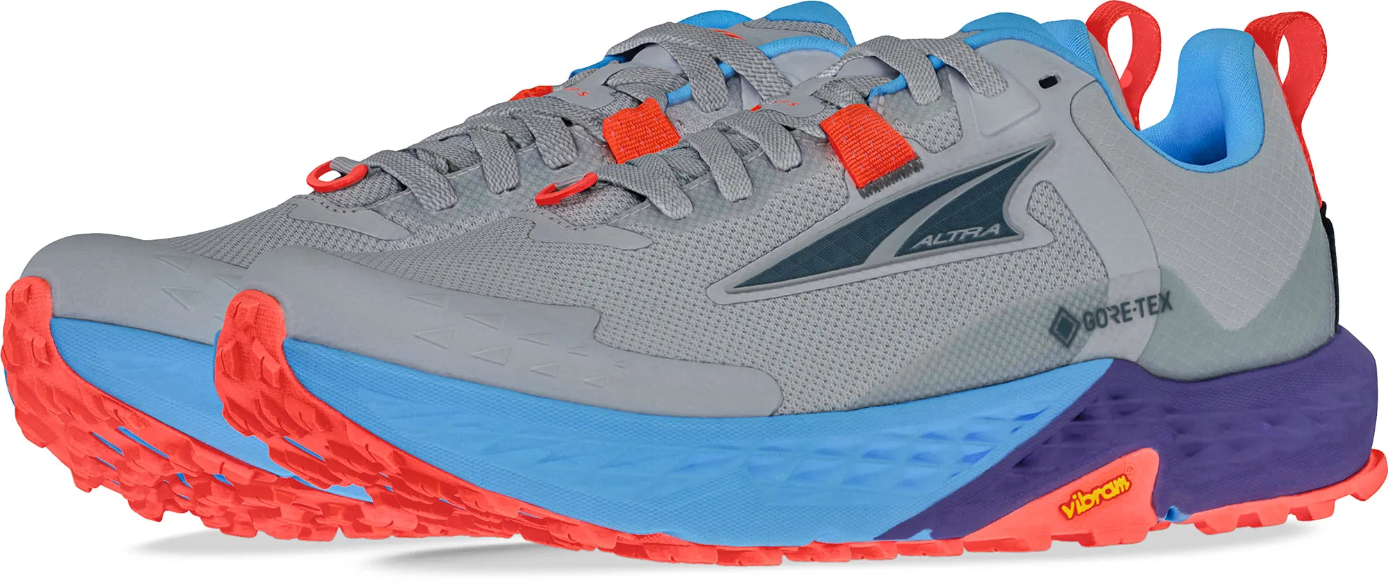 Altra Timp 5 GORE-TEX Womens Trail Running Shoes - Grey Zero Drop Runners