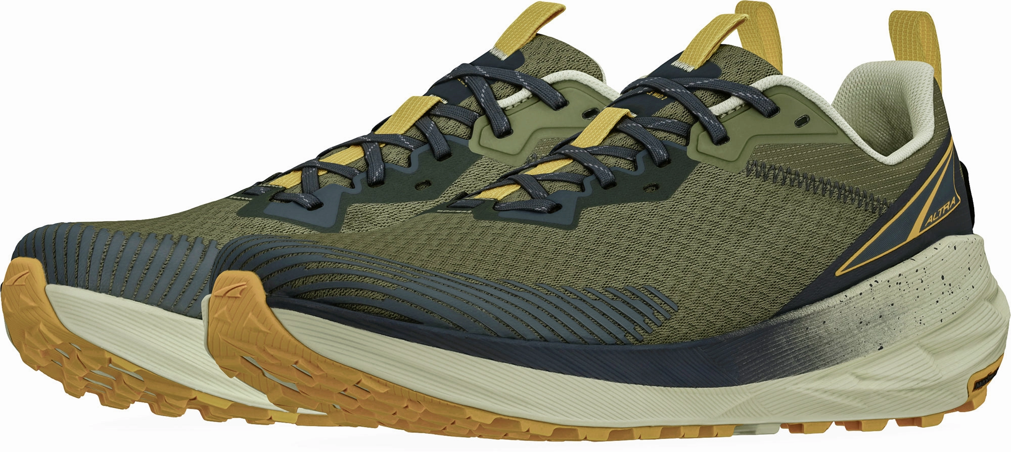Altra Experience Wild 2 Mens Trail Running Shoes - Green Trail Stability Sneakers