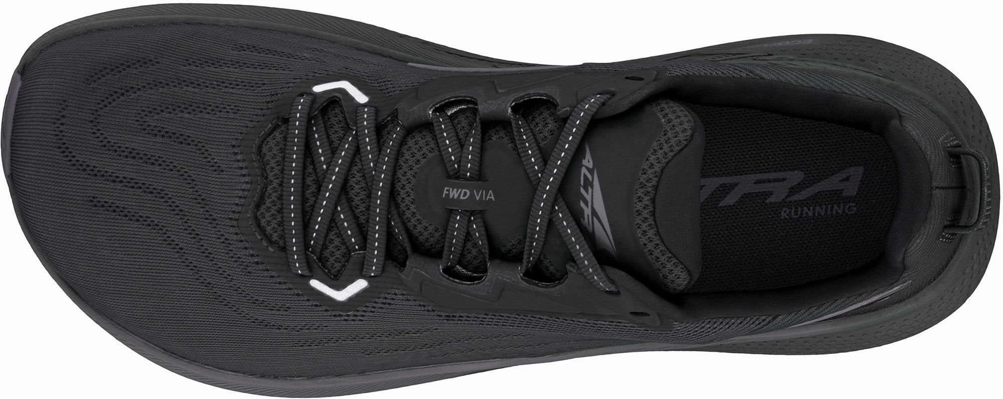 Altra FWD VIA Womens Running Shoes - Black Trail Stability Sneakers