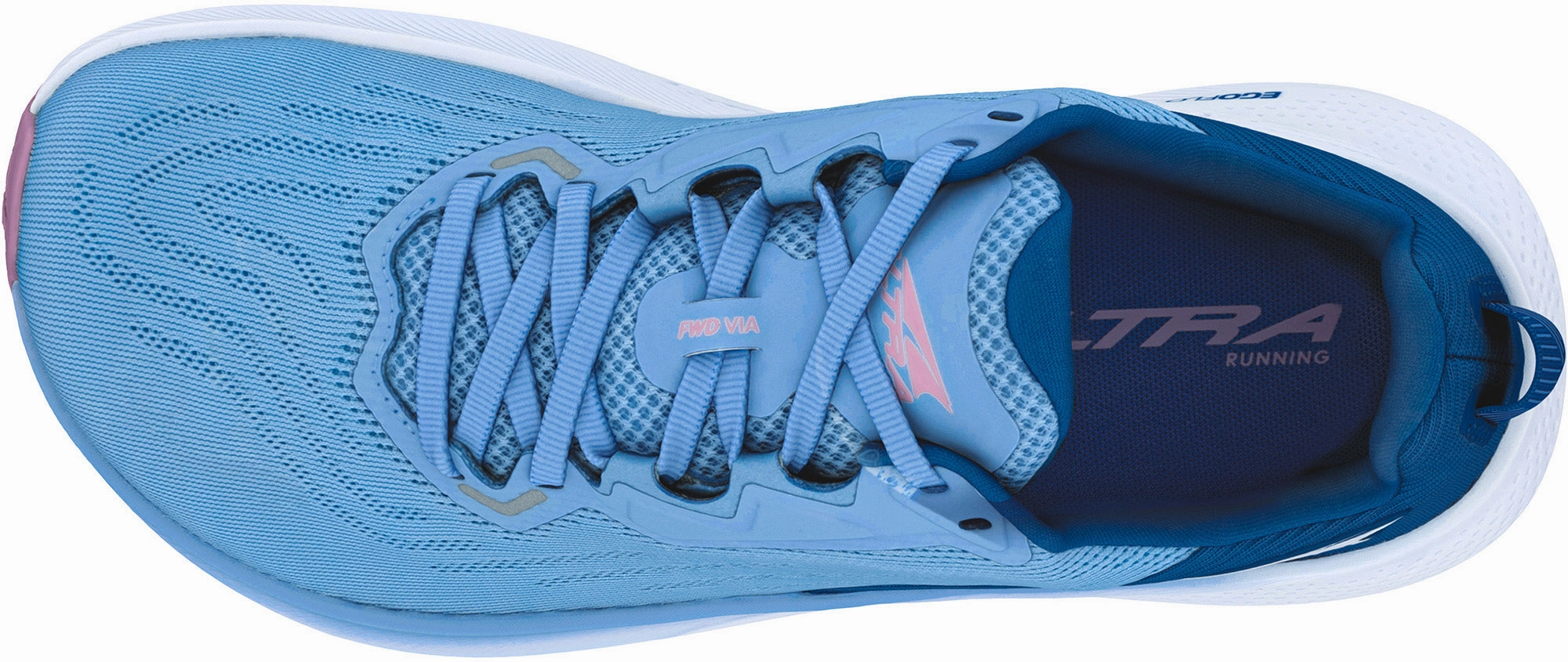 Altra FWD VIA Womens Running Shoes - Blue Trail Stability Sneakers