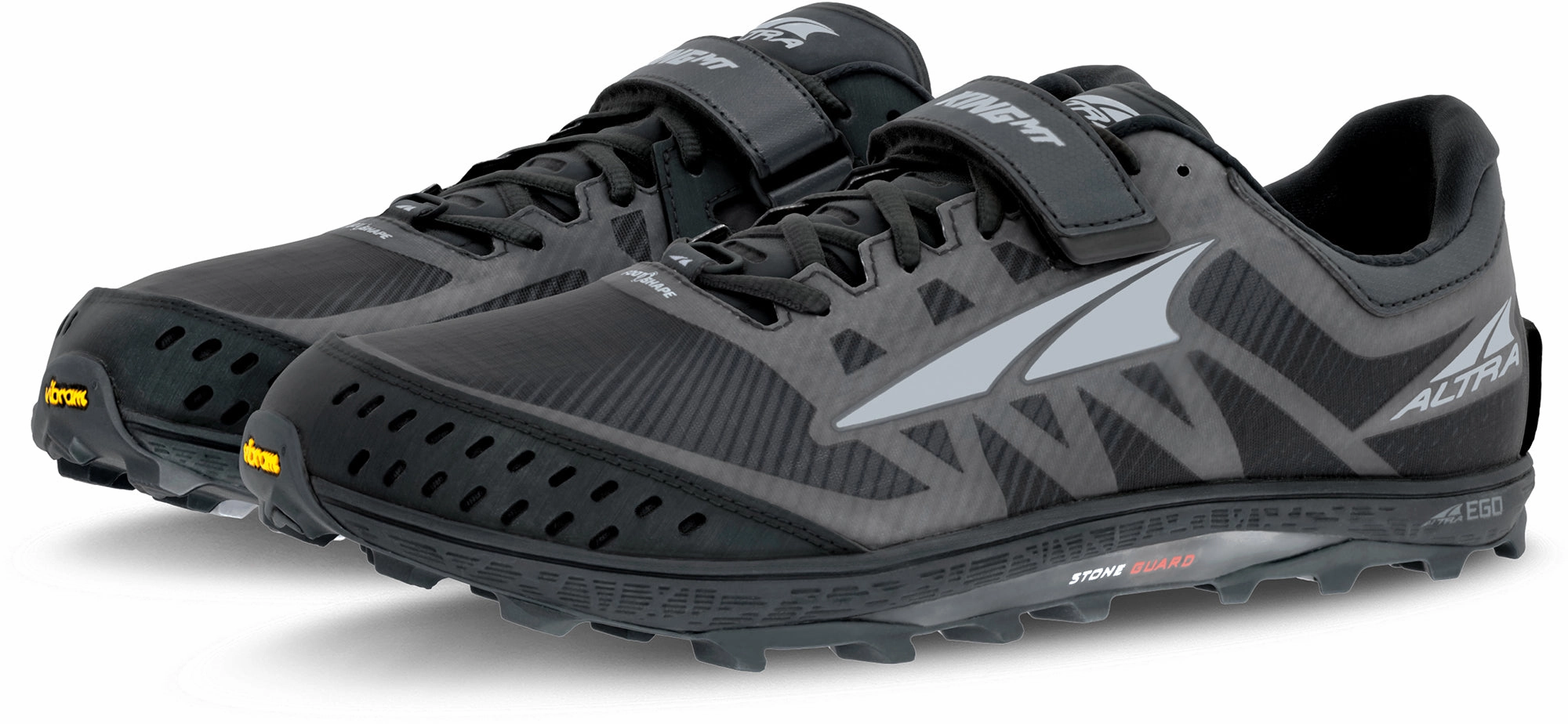 Altra King MT 2 Mens Trail Running Shoes - Black Trail Stability Sneakers