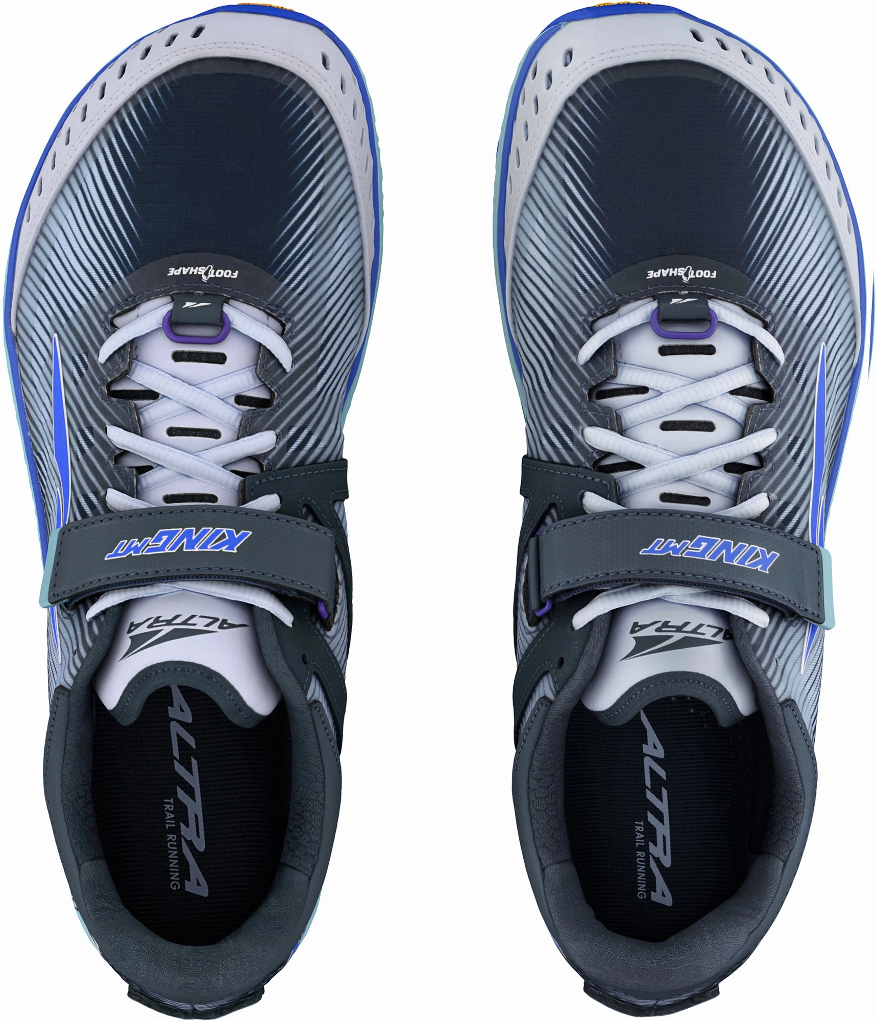 Altra King MT Mens Trail Running Shoes - Blue Trail Stability Sneakers