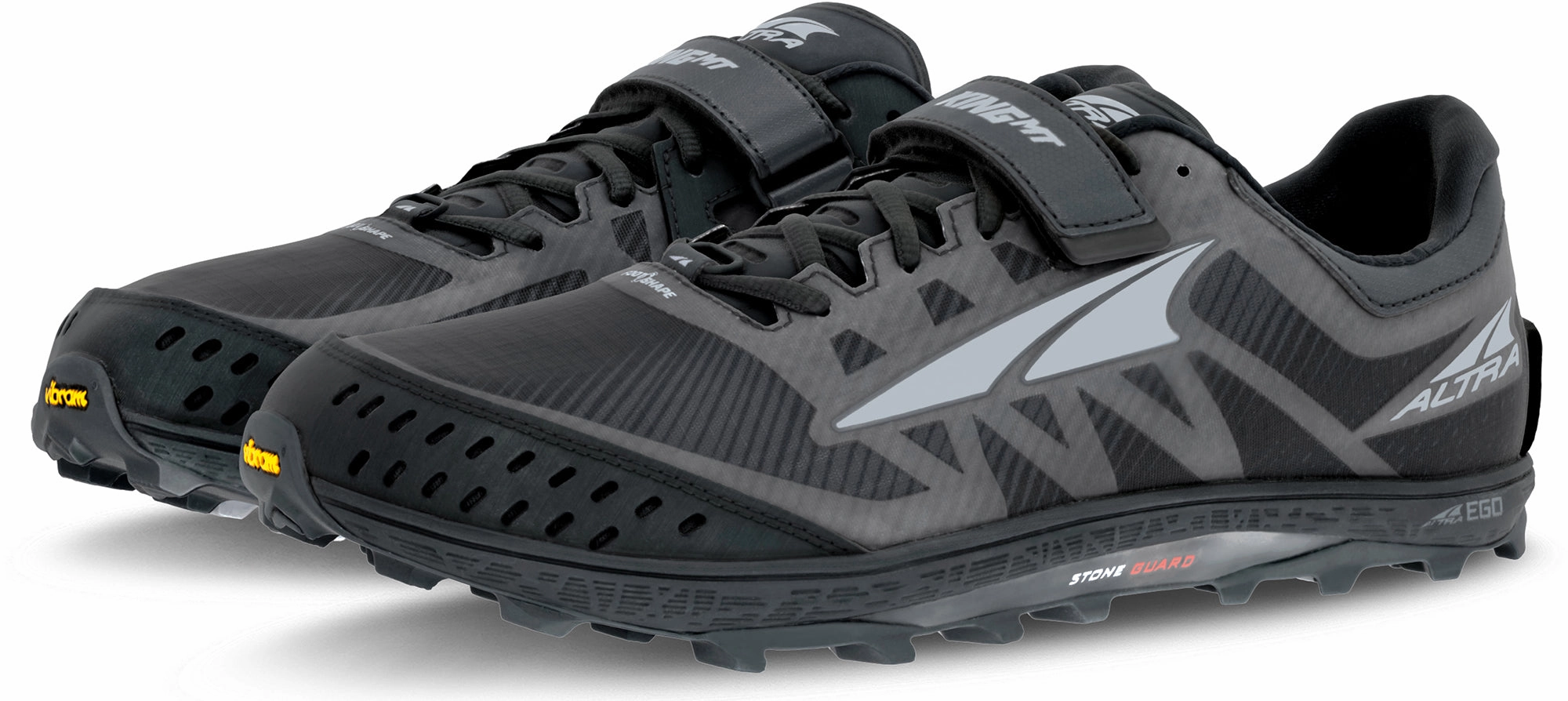 Altra King MT Womens Trail Running Shoes - Black Trail Stability Sneakers