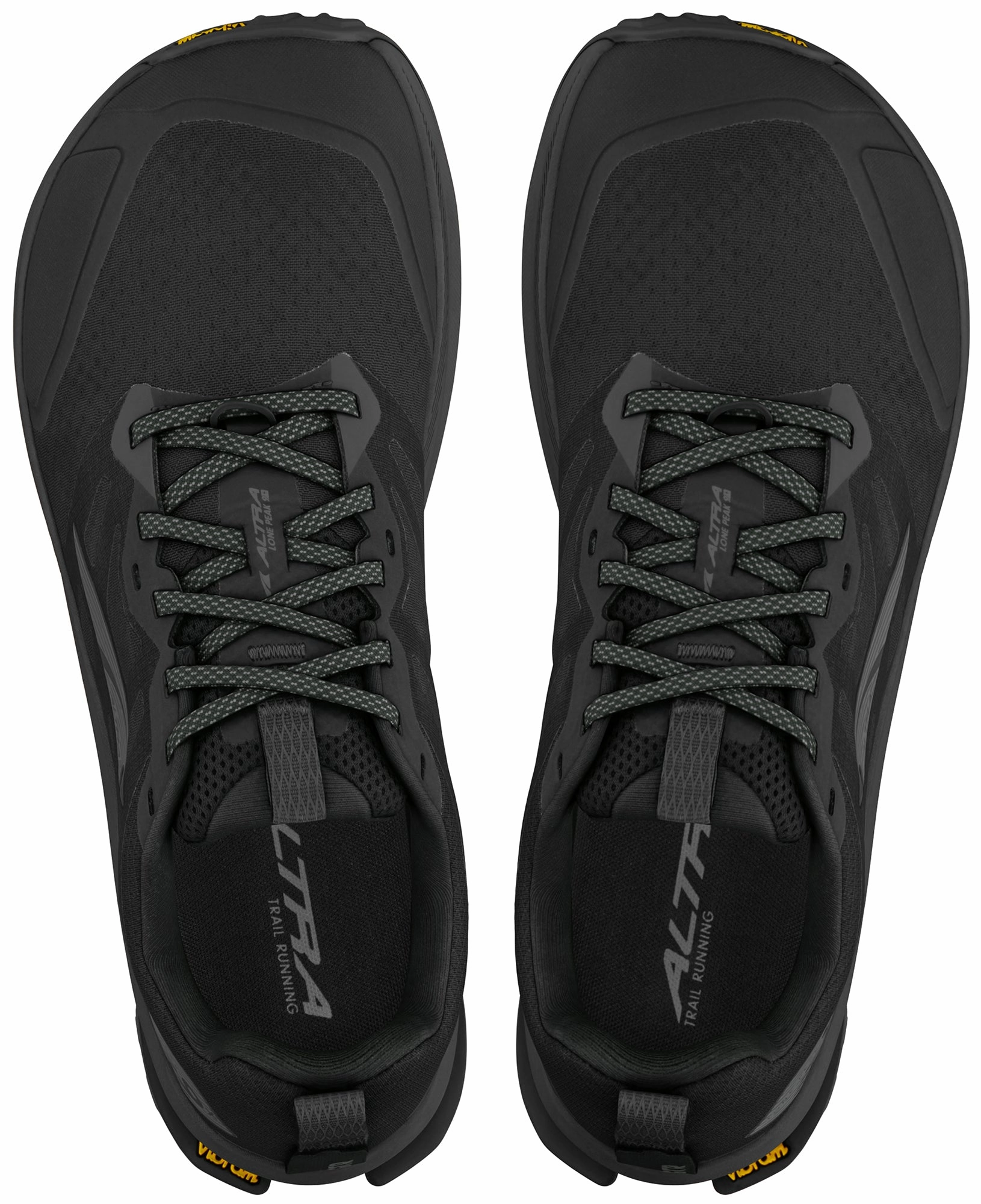 Altra Lone Peak 9  Mens Trail Running Shoes - Black Trail Stability Sneakers