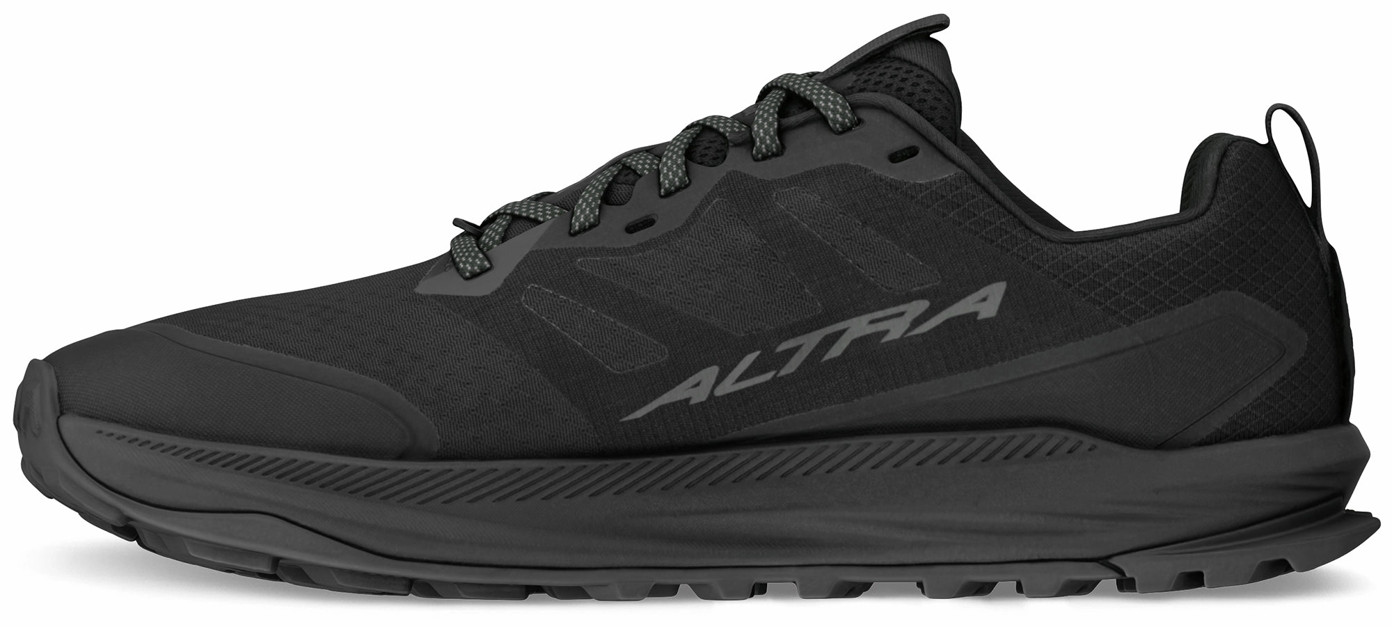 Altra Lone Peak 9  Mens Trail Running Shoes - Black Trail Stability Sneakers