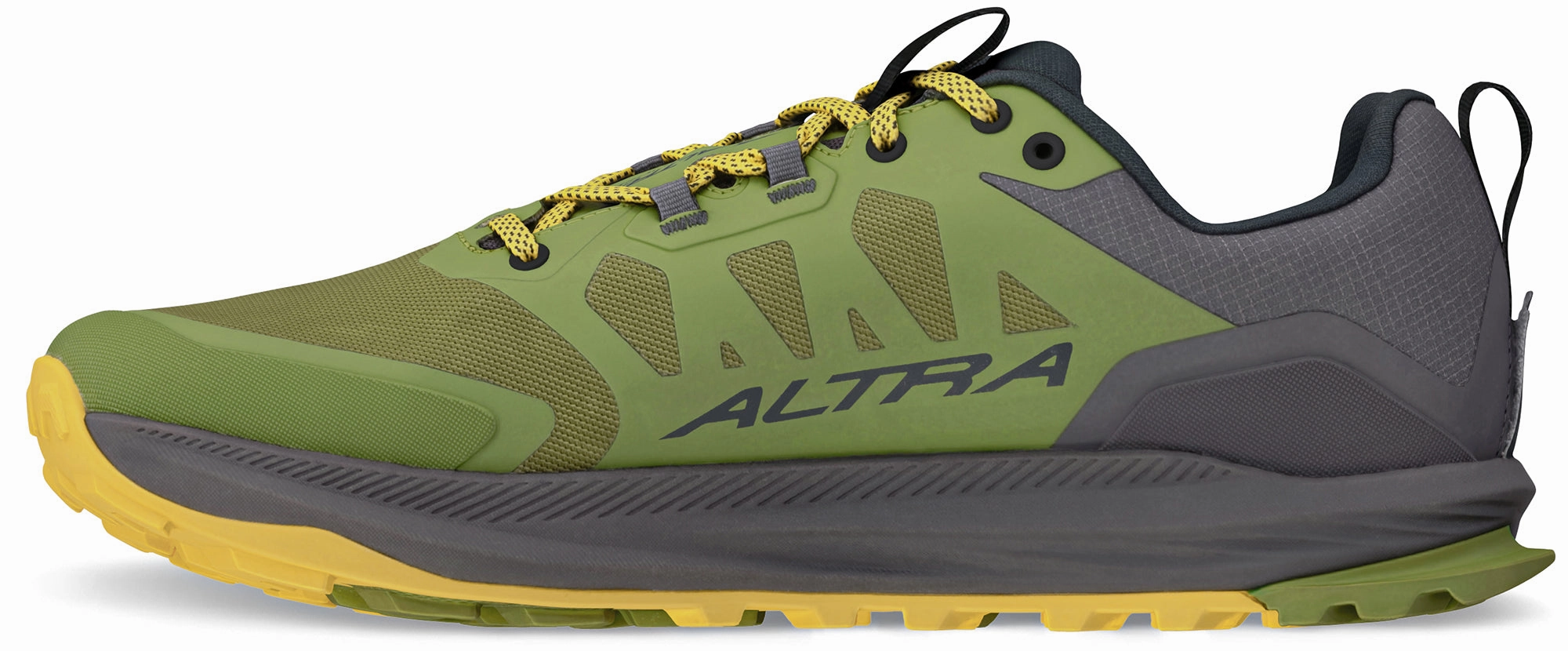Altra Lone Peak 9 Waterproof Mens Trail Running Shoes - Green Trail Stability Sneakers