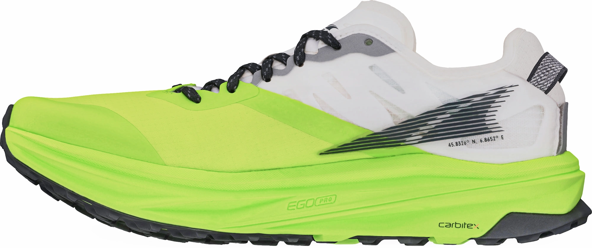 Altra Mont Blanc Carbon Mens Trail Running Shoes - White Trail Stability Sneakers