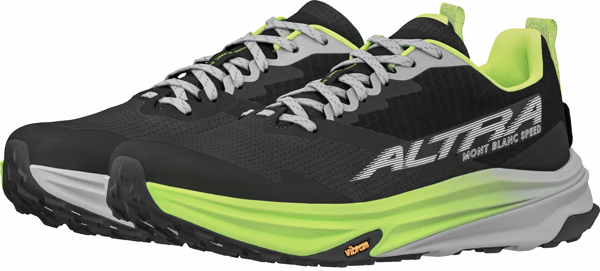 Altra Mont Blanc Speed Mens Trail Running Shoes - Black Trail Stability Sneakers