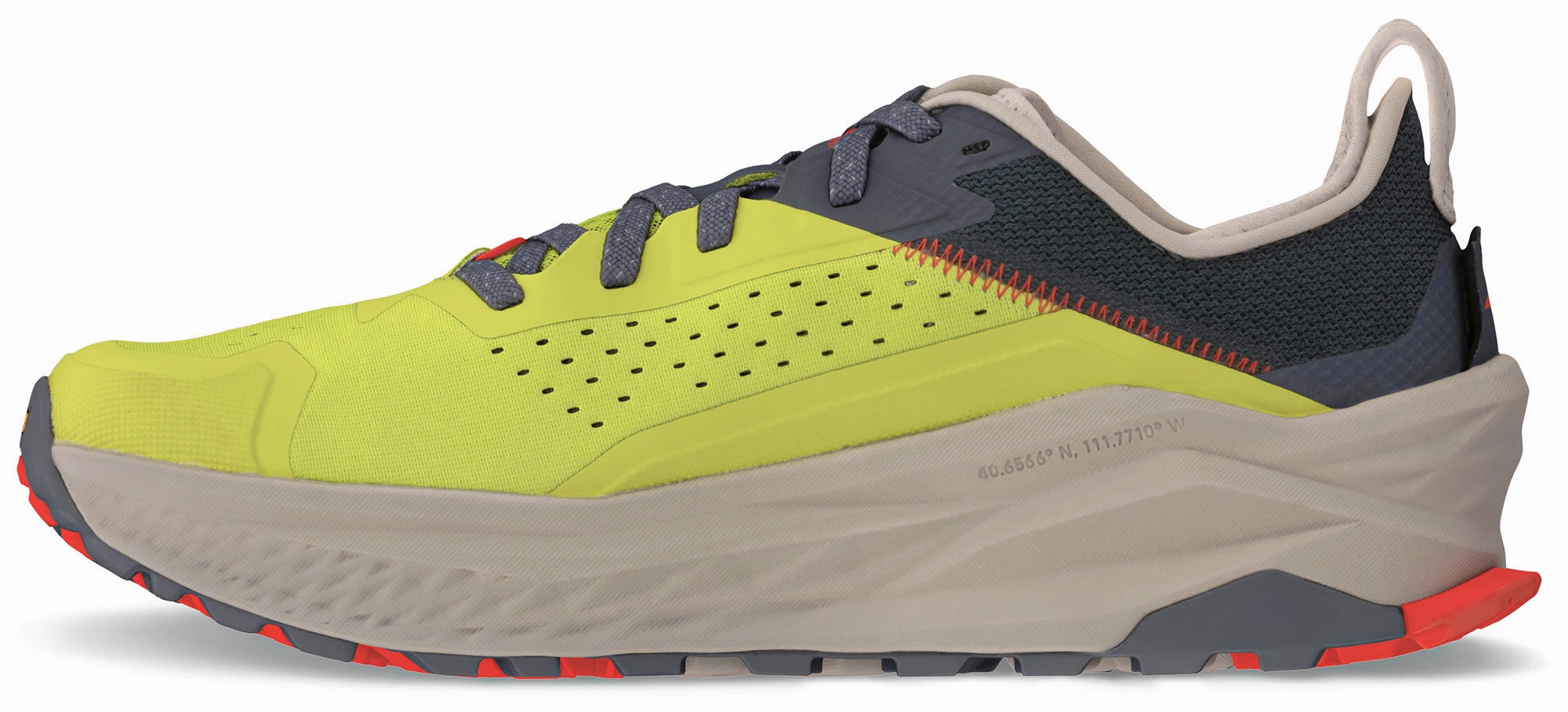Altra Olympus 6 Mens Trail Running Shoes - Green Trail Stability Sneakers