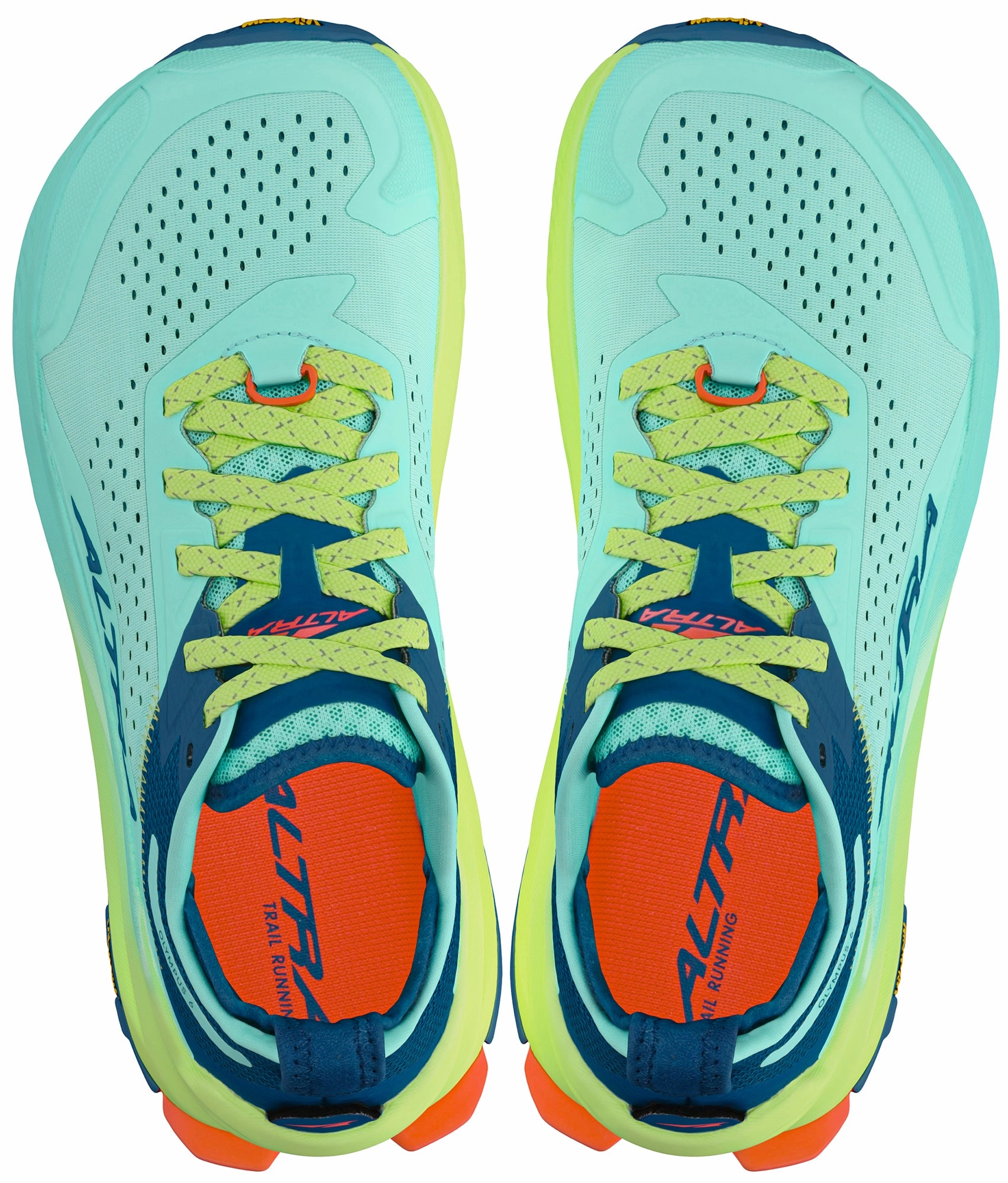 Altra Olympus 6 Womens Trail Running Shoes - Green Trail Stability Sneakers
