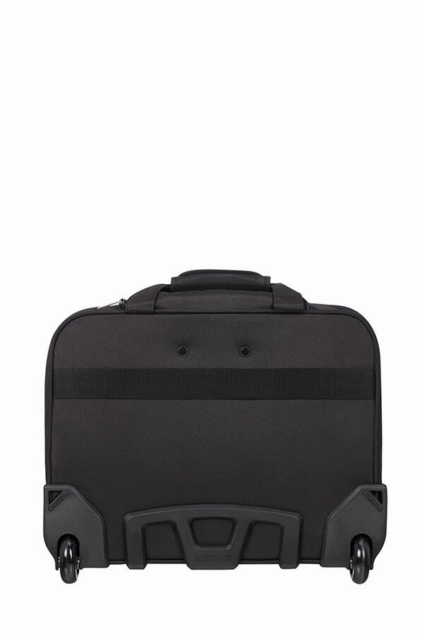 American Tourister At Work 15.6" Laptop Rolling Tote | Black/Orange
