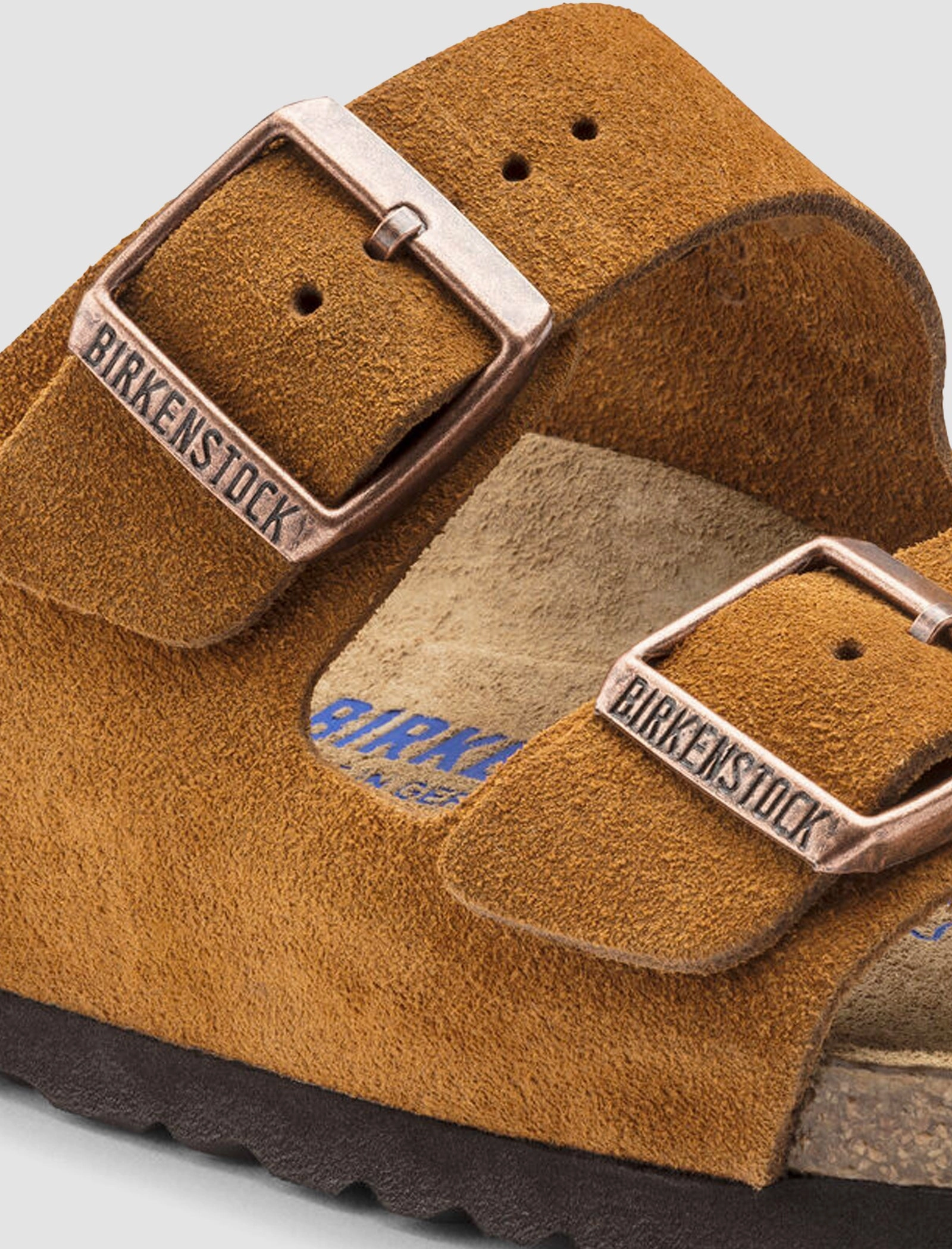 ARIZONA SUEDE LEATHER "MINK" Arch Support Footbeds