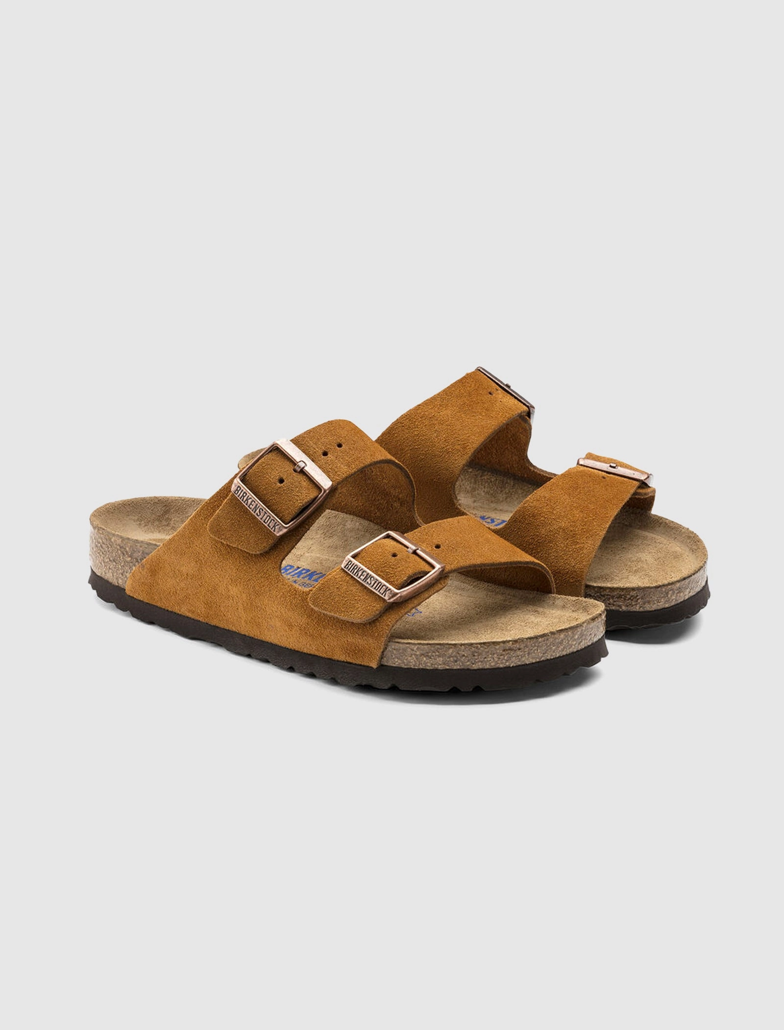 ARIZONA SUEDE LEATHER "MINK" Arch Support Footbeds