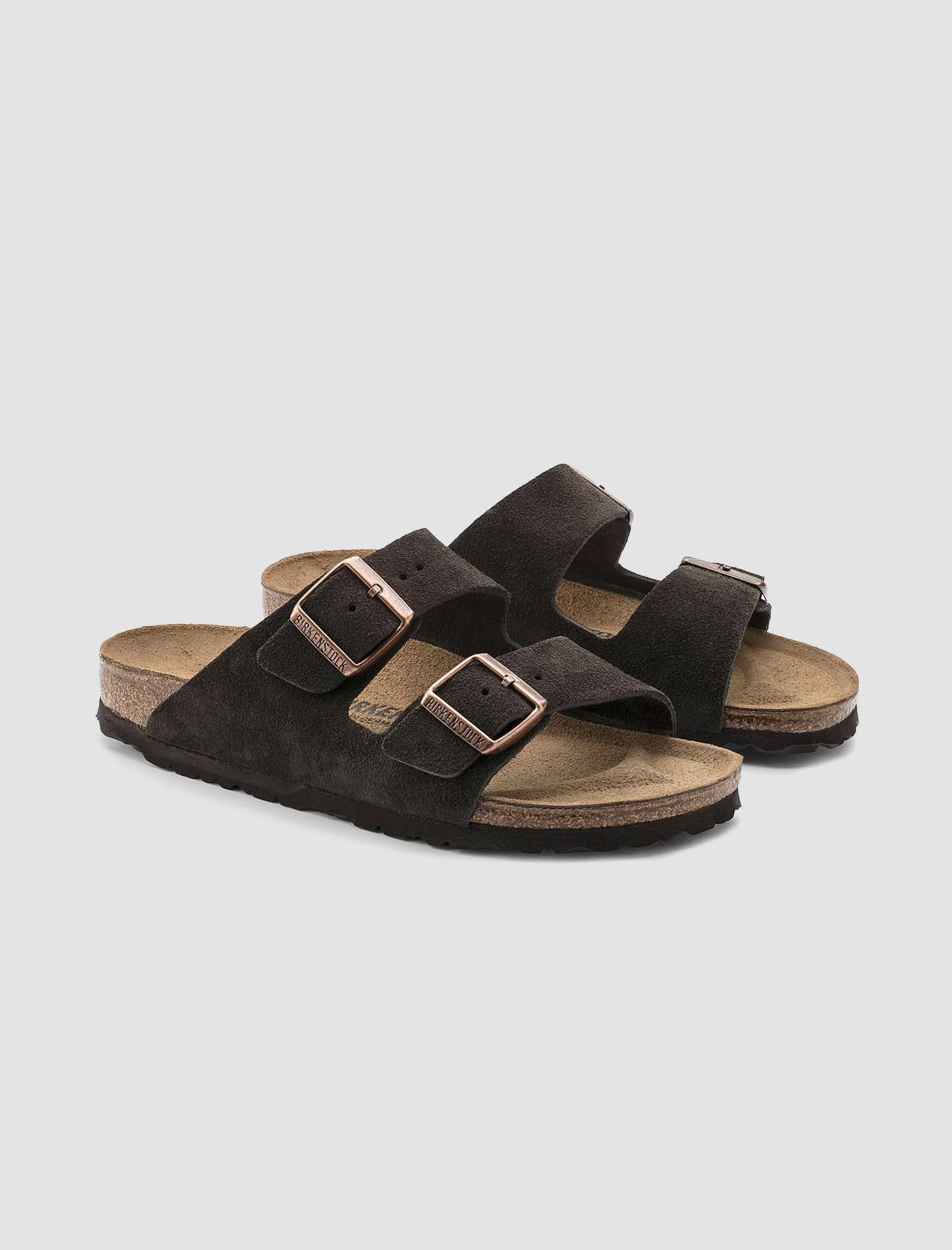 ARIZONA SUEDE LEATHER "MOCHA" Arch Support Footbeds