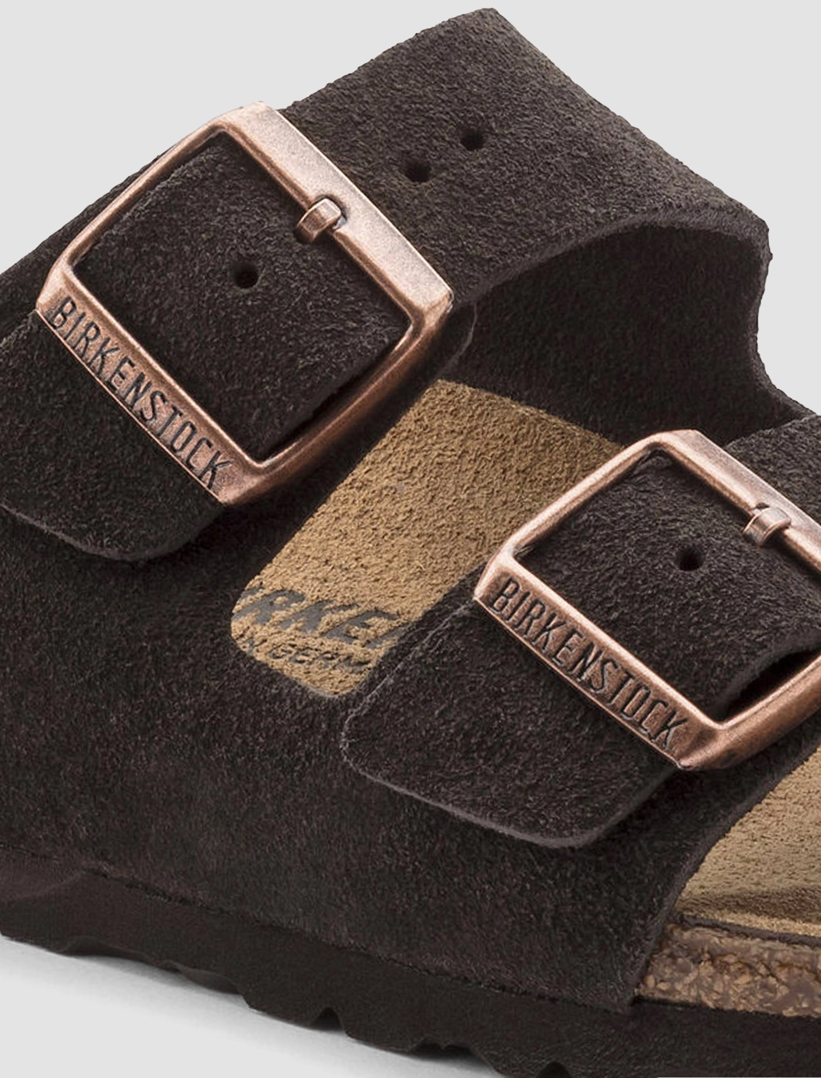 ARIZONA SUEDE LEATHER "MOCHA" Arch Support Footbeds