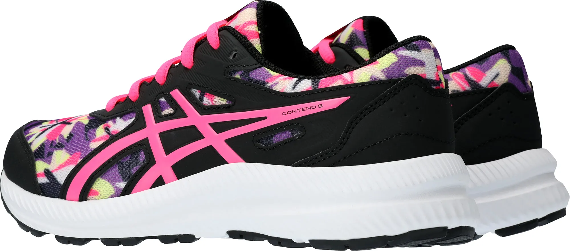 Asics Contend 8 GS Junior Running Shoes - Black Performance Shoes