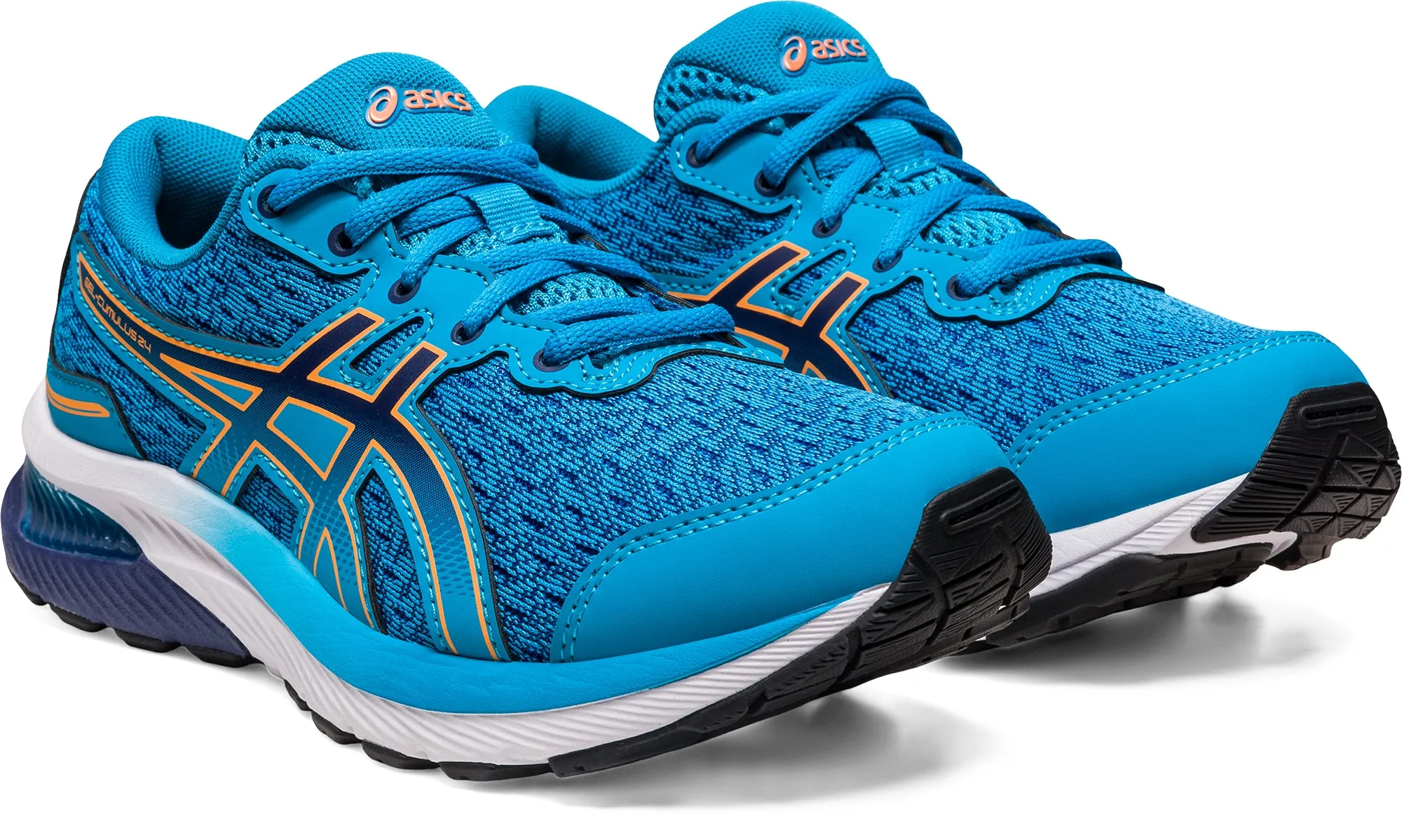 Asics Gel Cumulus 24 GS Junior Running Shoes - Blue Performance Shoes