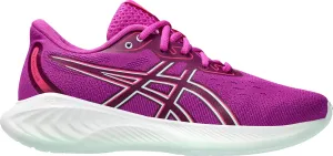 Asics Gel Cumulus 26 GS Junior Running Shoes - Pink Asics athletic footwear for training sessions
