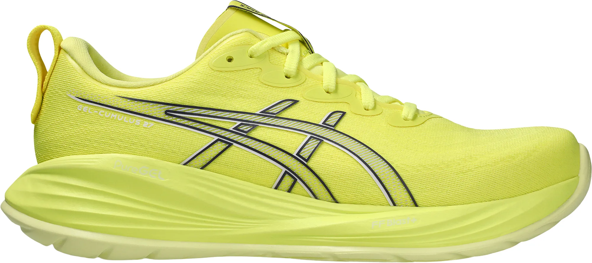 Asics Gel Cumulus 27 Mens Running Shoes - Yellow Asics athletic footwear for training sessions
