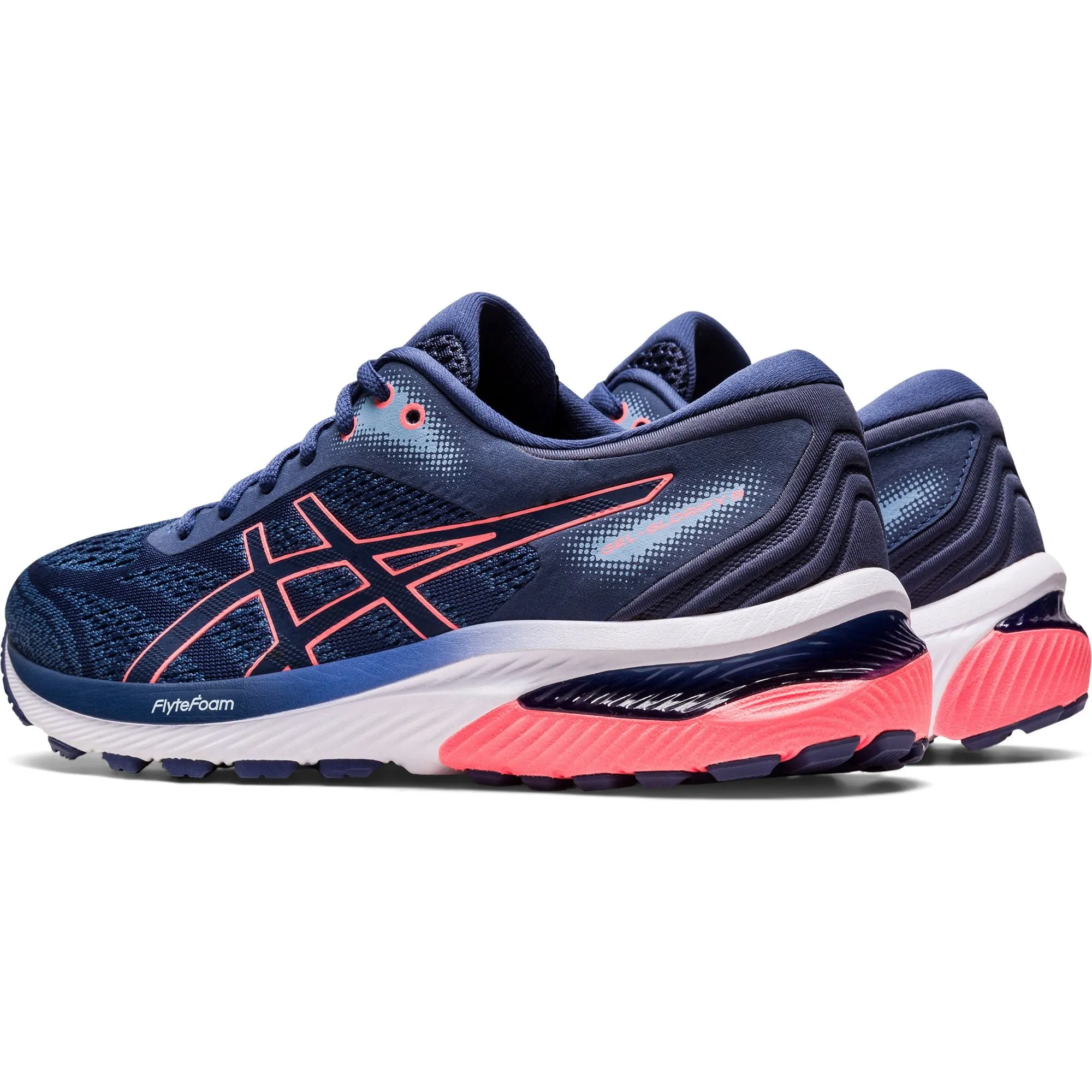Asics Gel Glorify 5 Womens Running Shoes - Blue Performance Shoes