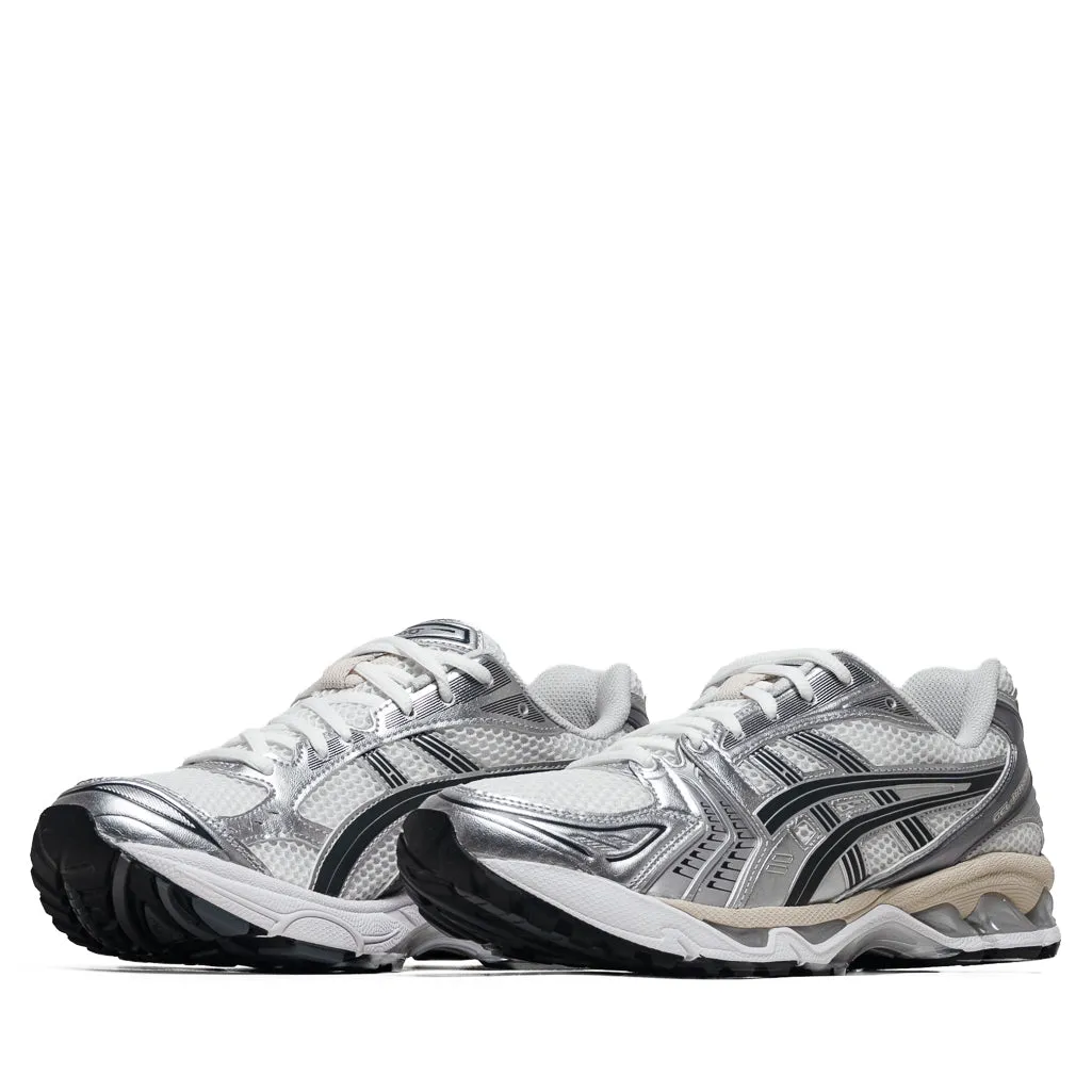 Asics Gel-Kayano 14 - White/Graphite Grey Asics classic sport shoe designs