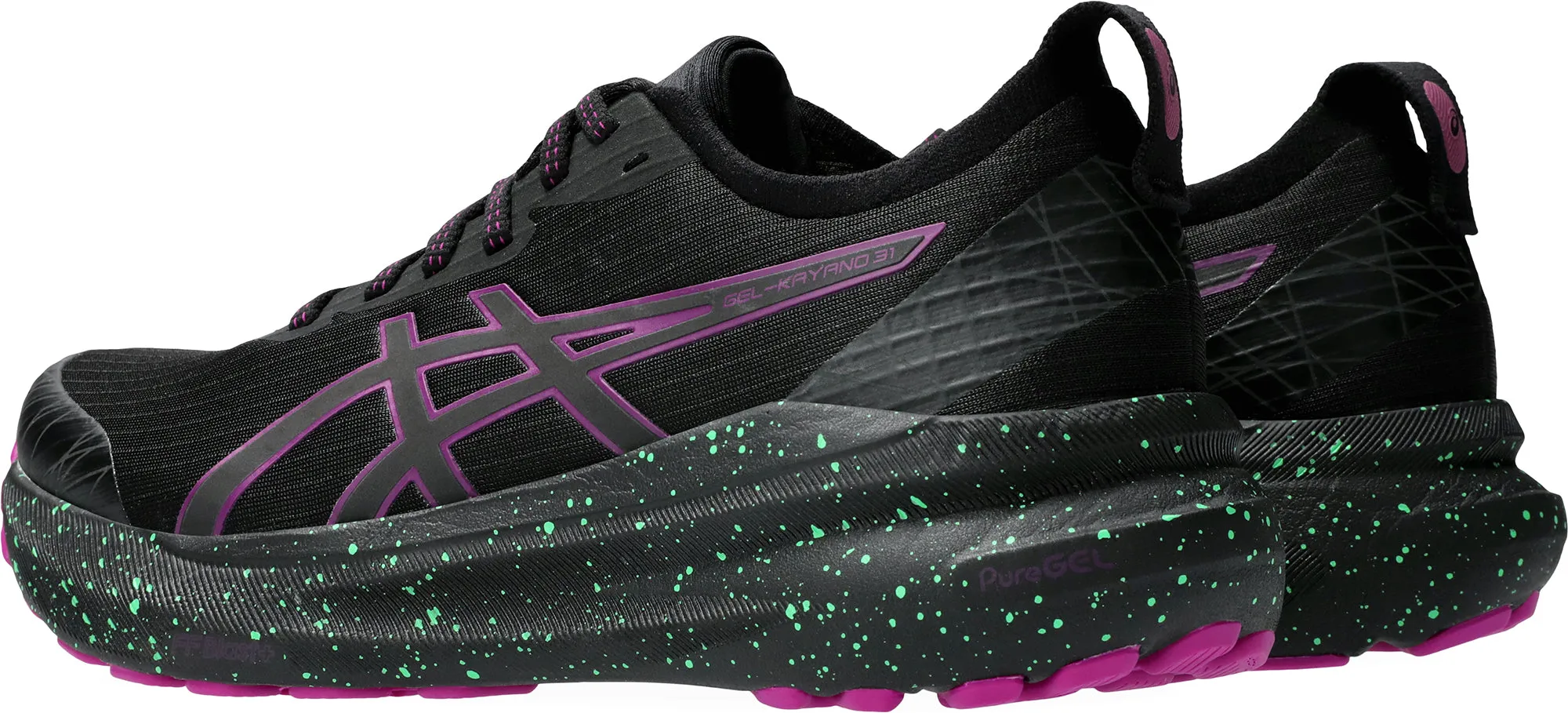 Asics Gel Kayano 31 LITE-SHOW Womens Running Shoes - Black Performance Shoes