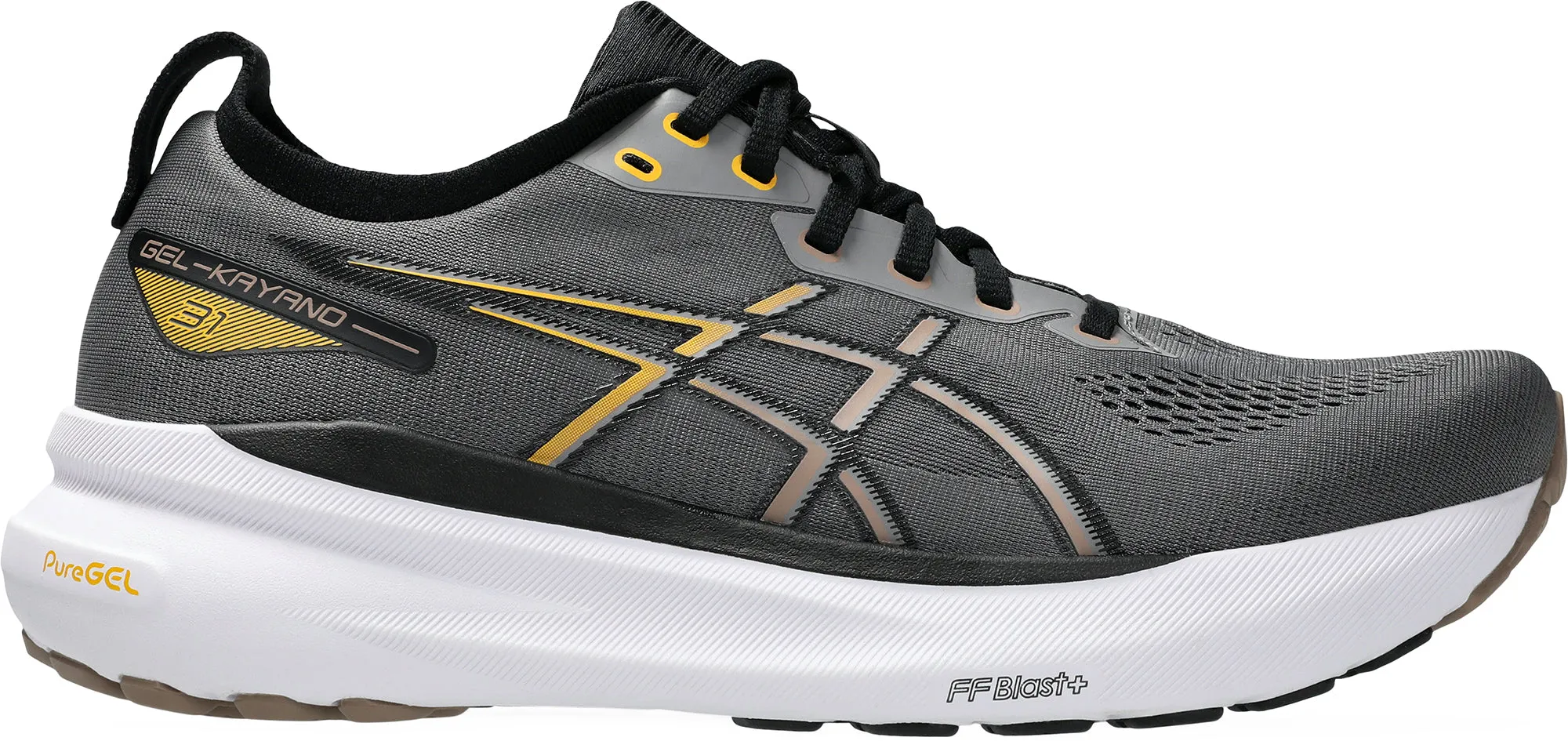 Asics Gel Kayano 31 Mens Running Shoes - Grey Asics athletic footwear for training sessions