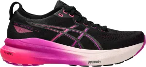 Asics Gel Kayano 31 Womens Running Shoes - Black Asics athletic footwear for training sessions