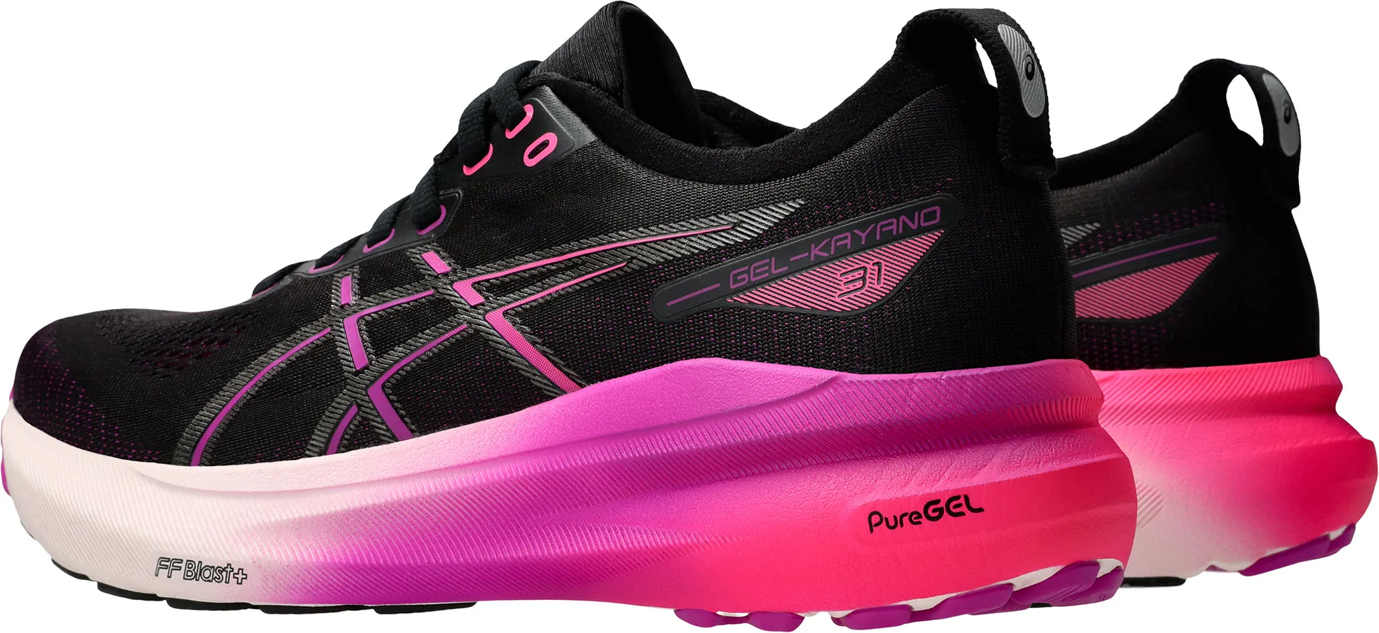 Asics Gel Kayano 31 Womens Running Shoes - Black Performance Shoes