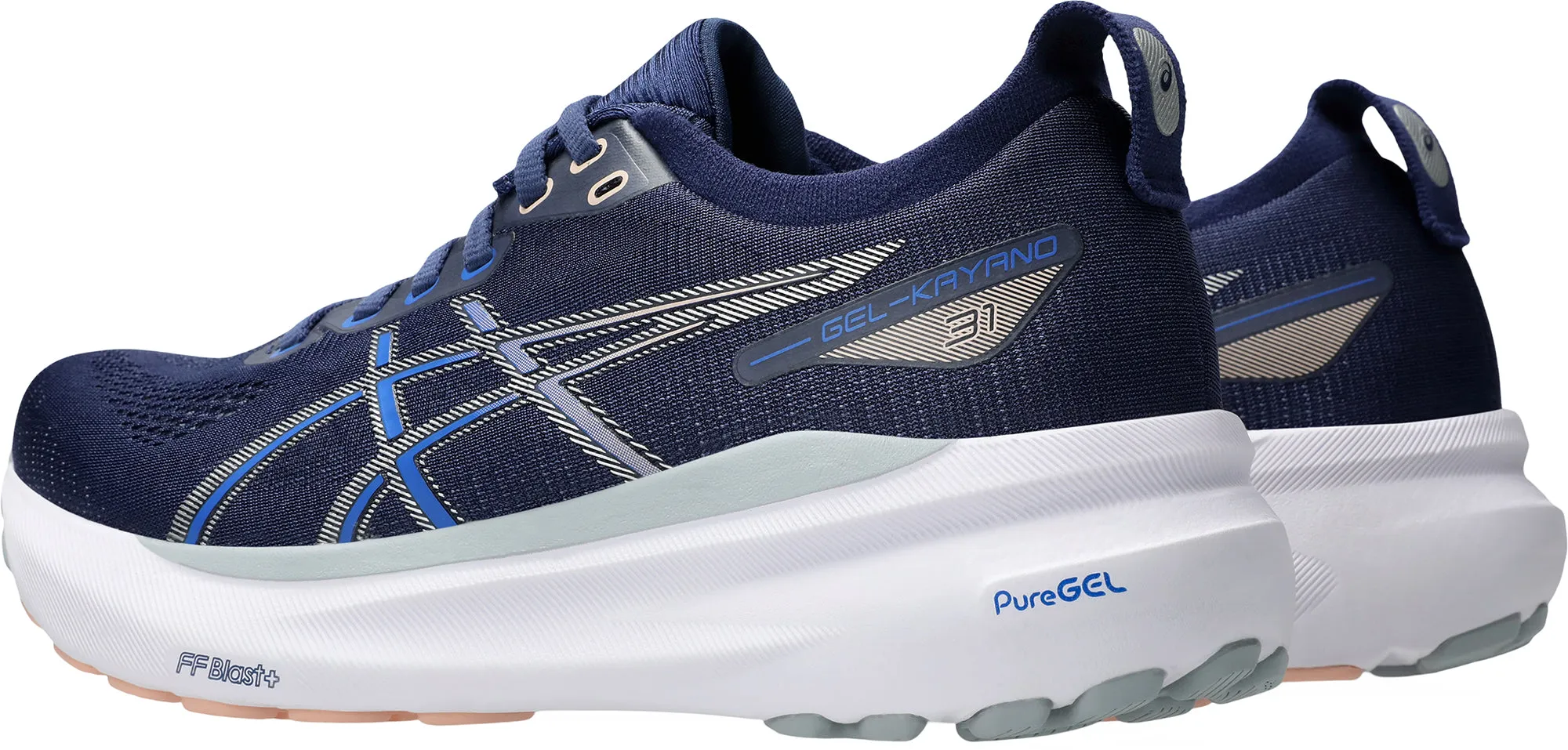 Asics Gel Kayano 31 Womens Running Shoes - Blue Performance Shoes