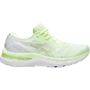 Asics Gel Nimbus 23 Womens Running Shoes - Yellow Asics athletic footwear for training sessions