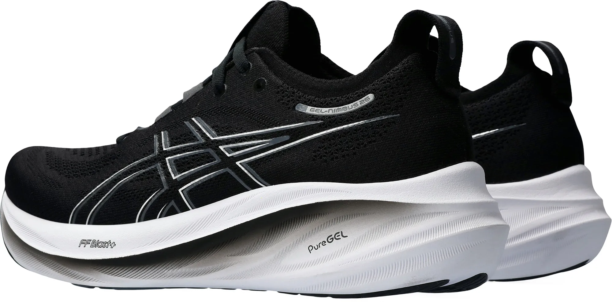 Asics Gel Nimbus 26 Womens Running Shoes - Black Performance Shoes