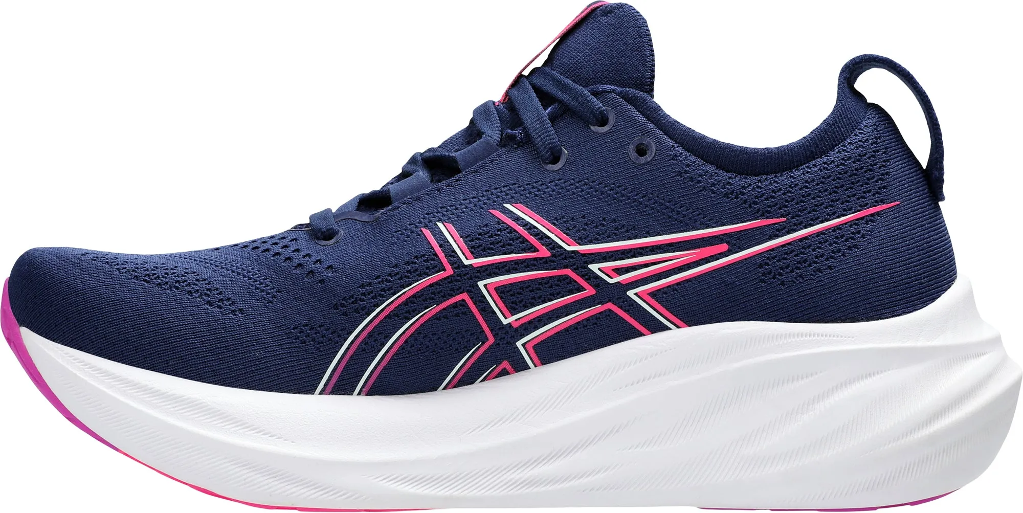 Asics Gel Nimbus 26 Womens Running Shoes - Navy Performance Shoes
