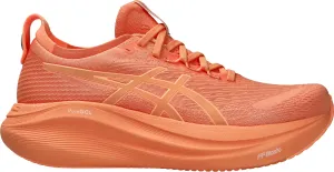 Asics Gel Nimbus 27 Lite-Show Womens Running Shoes - Orange Asics athletic footwear for training sessions